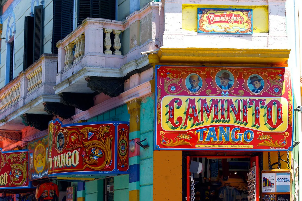 Caminito, localizado em Buenos Aires