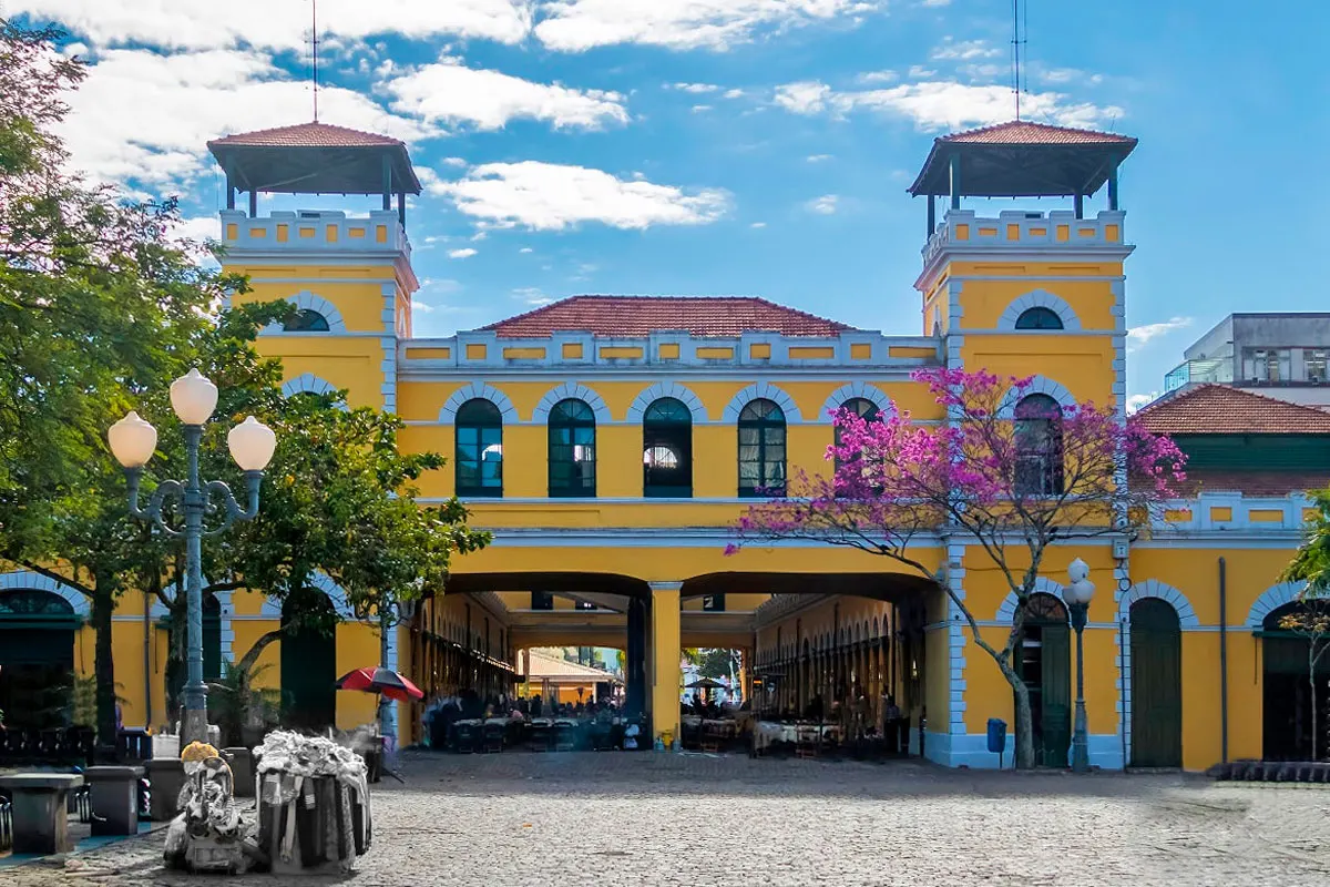 Mercado Público de Florianópolis, localizado em Florianópolis