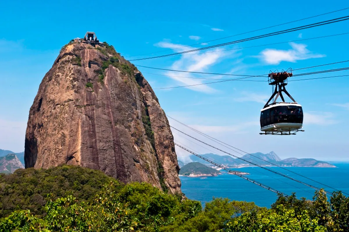 Restaurantes no bondinho do Rio de Janeiro