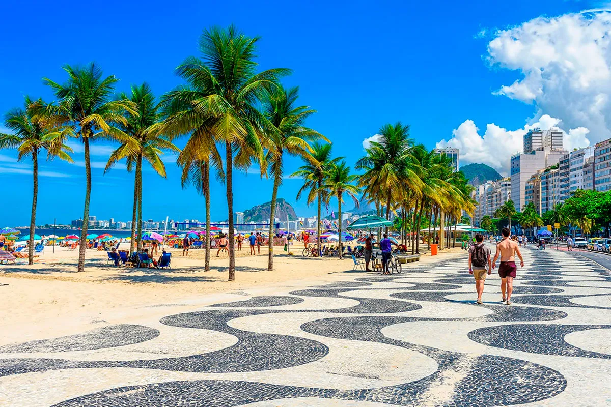 Praia de Copacabana, atração para visitar em Rio de Janeiro