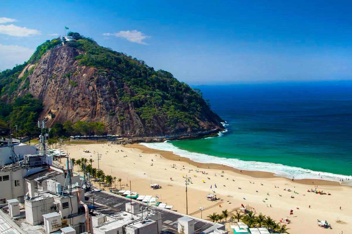 Praia do Leme, atração para visitar em Rio de Janeiro
