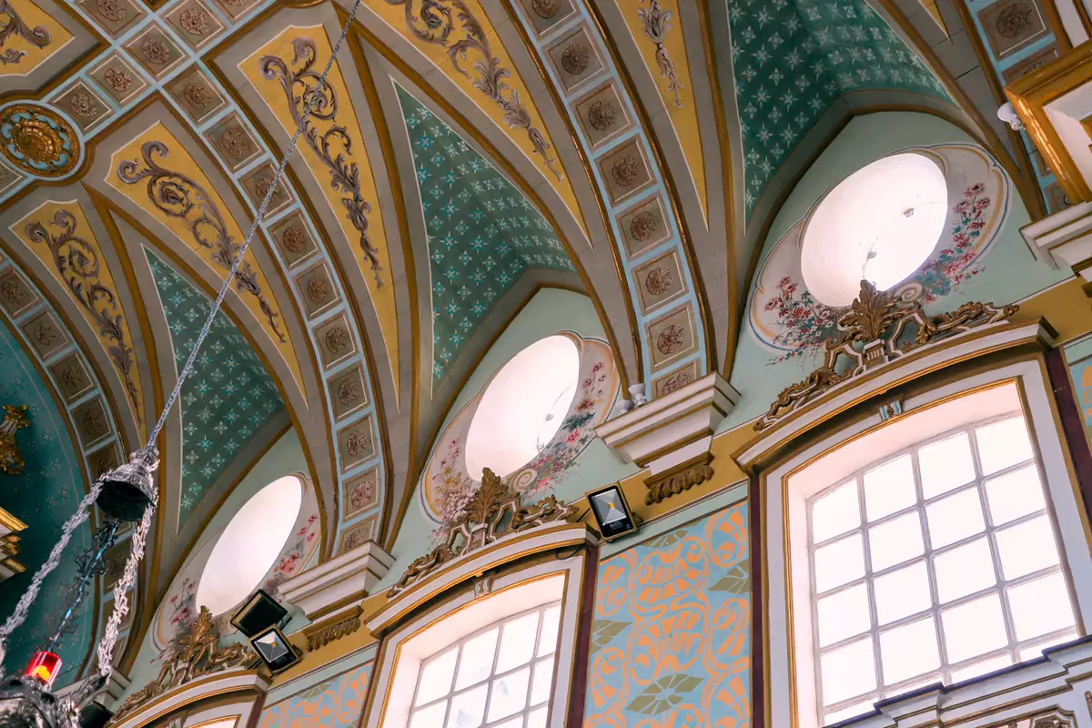 Detalhes do interior do Igreja de Nossa Senhora da Vitória