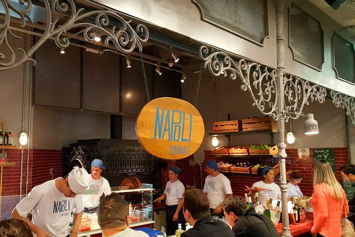Pizzaria Napoli Centrale, uma excelente opção para almoço no Mercado Municipal de Pinheiros