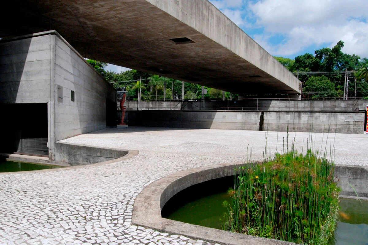 Exterior do Museu Brasileiro da Escultura