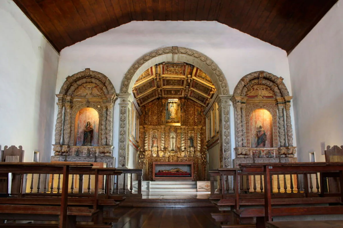 Interior da Igreja do Colégio (Igreja São José de Anchieta), fundada em 1554