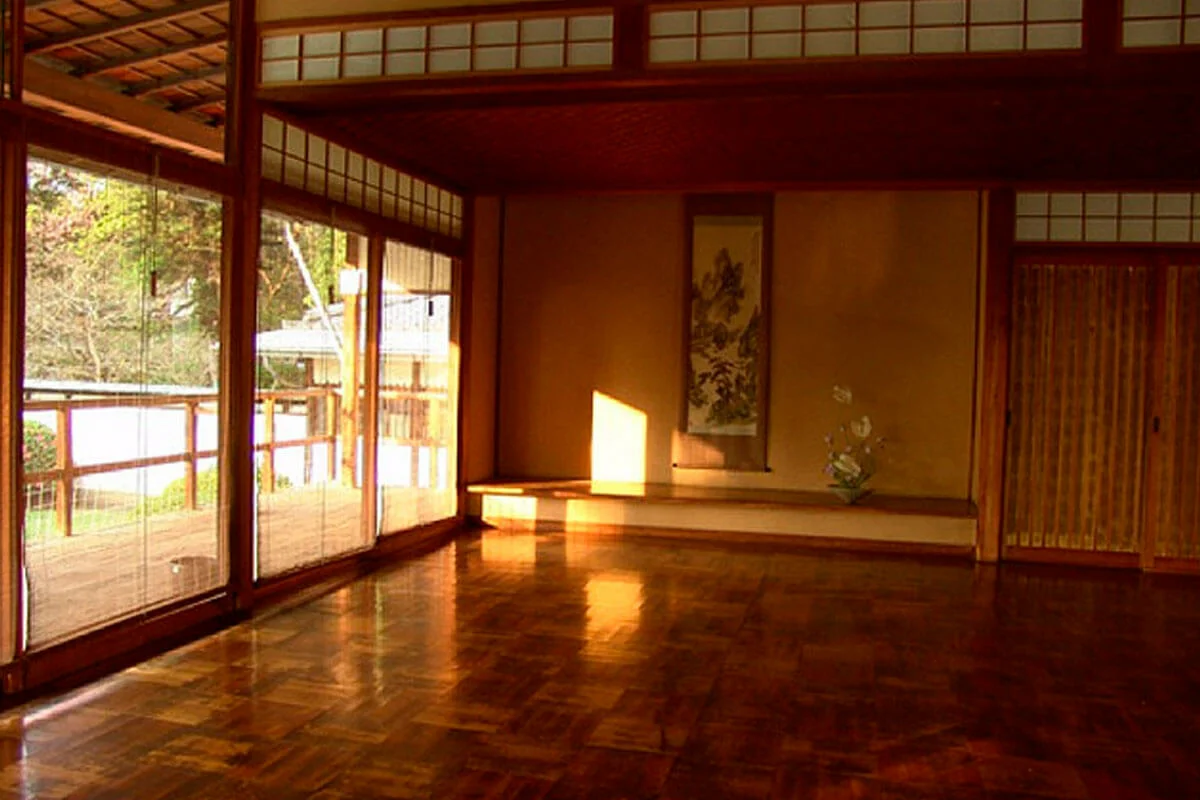 Interior do Pavilhão Japonês do Ibirapuera